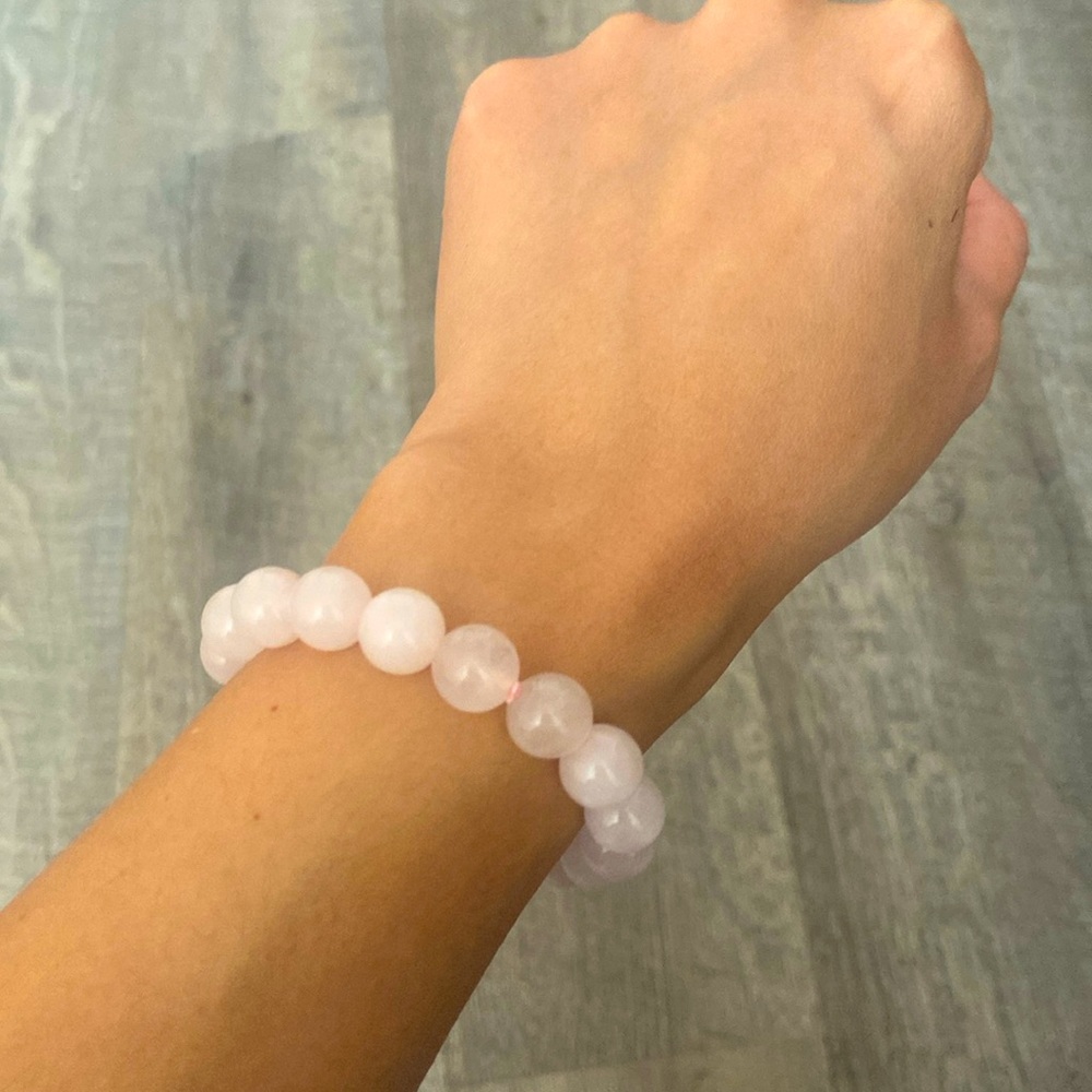 Natural rose quartz